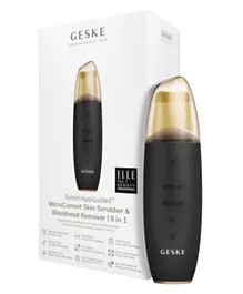 GESKE MicroCurrent 9 in 1 Skin Scrubber & Blackhead Remover - Black