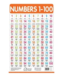 Igloo Books Numbers 1-1000 Wall Chart - English