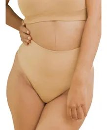 Mums & Bumps Blanqi Seamless Postpartum Hipster Compression Thongs - Nude