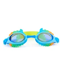Bling20 Dylan the Dino Jurassic Hybrid Light Blue Swim Goggles