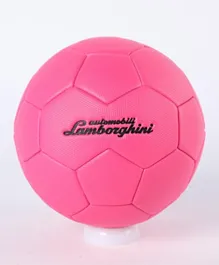 Lamborghini Machine Sewing PVC Soccer Ball Size 3 - Pink