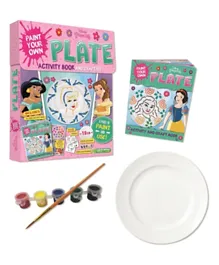 Disney Princess: Paint Your Own Plate Activity Book and Craft Kit - English