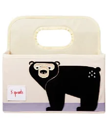 3 Sprouts Nappy Caddy - Bear