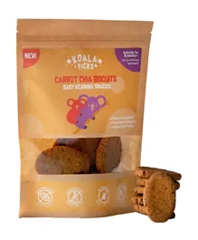Koala Picks Carrot Chia Biscuits Weaning Snacks - 12 Pieces