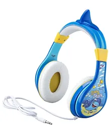 iHome KIDdesigns Baby Shark Wired Headphones - Blue