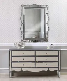 PAN Home Casablanca Dressing Table With Mirror