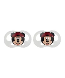 Tigex Soft Touch Mickey Friends Silicone Pacifiers - Pack of 2