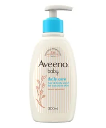Aveeno Baby Hair & Body Wash - 300ml