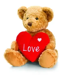Keel Toys Baxter Bear with Heart - 35cm