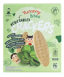 Yummy Bites Rice Cracker Vegetables Flavor