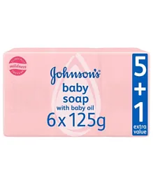 Johnson & Johnson  Baby Soap Pack of 6 - 125g