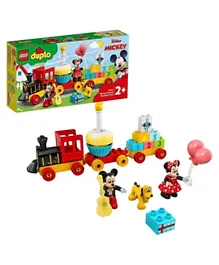 LEGO DUPLO  Disney Mickey and Friends Mickey and Minnie Birthday Train 10941 Building Toy - 22 Pieces