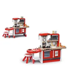 Smoby Tefal Evolutive Kitchen Gourmet Play Set - Red