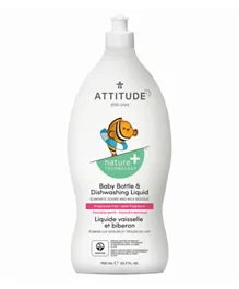 Attitude Baby Bottle & Dishwashing Liquid Fragrance Free - 700mL