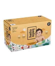 Hello Bello Club GN Diaper Sunny Side Up & Sleepy Sloths Size 2 - 100 Pieces