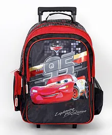 Cars Moving Black Trolley Bag - 18 Inches