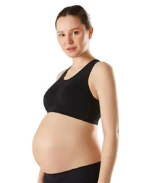 Mums & Bumps Pregnancy & Sleep Bra - Black