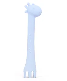Star Babies Unbreakable Spoon and Fork Baby Feeding Training - Blue