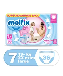 Molfix Diaper Pants Super Advantage Pack Size 7 - 36 Pieces
