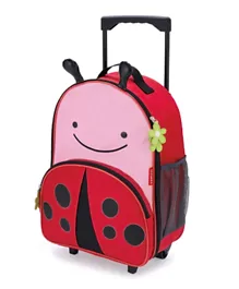 Skip Hop Ladybug Zoo Kids Rolling Luggage - Red