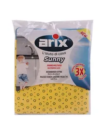 Arix-Sunny Panno Multiuso Multipurpose Yellow Cloth 3 Pieces