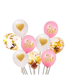 Party Propz Its a Girl Balloon - Pack of 9