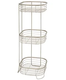 IDesign Interdesign Forma 3 Tier Shower Shelf Square - Grey