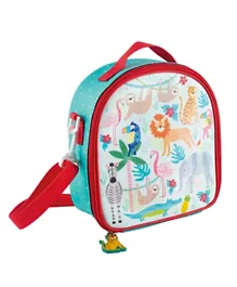 Floss & Rock Jungle Lunch Bag with Detachable Strap and Bottle Holder - Multi Color