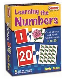 Smart Playthings Learning The Numbers 21 Pack Puzzle - 42 Pieces
