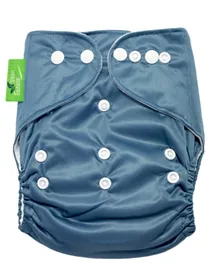 Little Angel Baby One Size Reusable Pocket Diaper With 2 Inserts - Blue