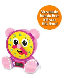 Learning Journey Telly Jr. Teaching Time Clock -Pink