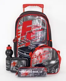 Fast & The Furious Catch Up 5 In 1 Trolley Bag Set - 18 Inches