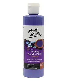Mont Marte Pouring Acrylic Paint Dark Purple - 240ml