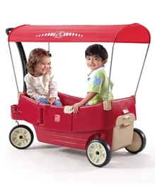 Step2 All Around Canopy Wagon - Red