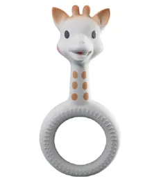 Sophie La Girafe So Pure Ring Teether - White