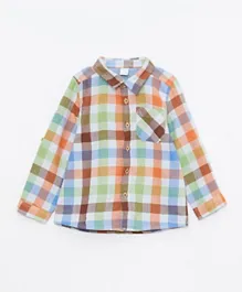LC Waikiki Long Sleeve Checked Shirt - Multicolor