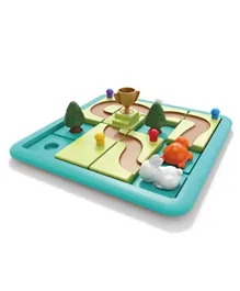 لعبة الألغاز الخشبية بتصميم الأرنب والسلحفاة من هولا