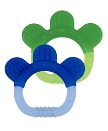 Green Sprouts Silicone Teether Blue & Green - 2 Piece