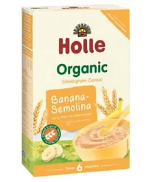 Holle Organic Fruit Porridge Banana Semolina - 250g