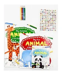 My Awesome Fun Little Animal Colouring Book