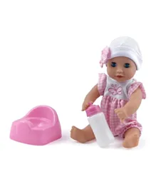 Dolls World Baby Dribbles Doll With Accessories - 30cm