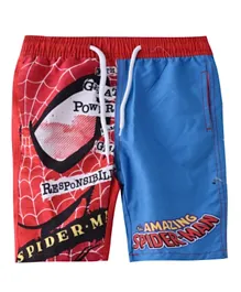 Marvel Spiderman Swim Board Shorts - Multicolor
