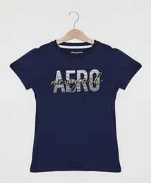 Aeropostale New York Graphic T-Shirt - Navy