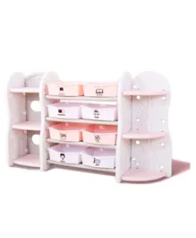 Little Angel Kids Toys Storage Multipurpose Rack - Pink