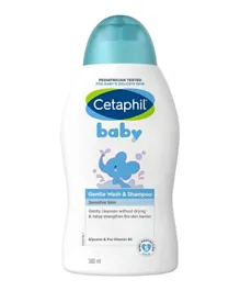 Cetaphil Baby Gentle Wash & Shampoo - 300mL