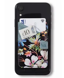 IF V&A Bookaroo Phone Pocket - Kilburn Black Floral
