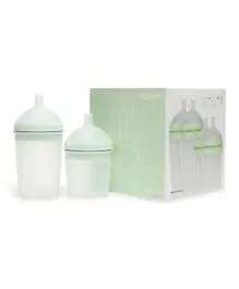 BORRN Silicone BPA Free Non Toxic Feeding Bottles - Pack of 4