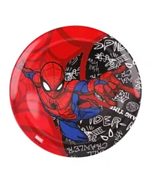 Marvel Melamine Spiderman Urban Web Plate Without Rim