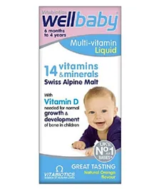 Vitabiotics Wellbaby Multi-Vitamin Liquid - 150ml