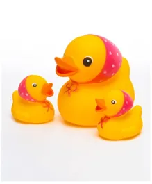 Tiny Hug Duck Bath Toy Set Yellow - Pack of 3